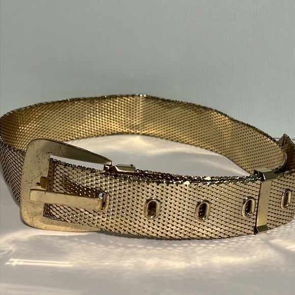 Whiting & Davis Accessories - Whiting and Davis Gold Mesh Metallic Belt